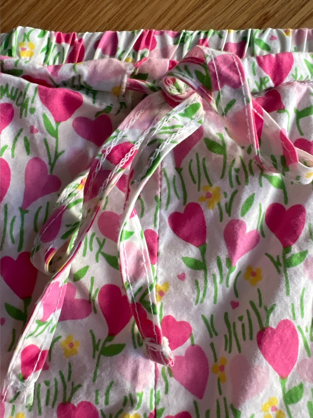 LILLY PULITZER “LOVE YOU TOO MUCH” PAJAMA SET, SIZE L. - Picture 14 of 16